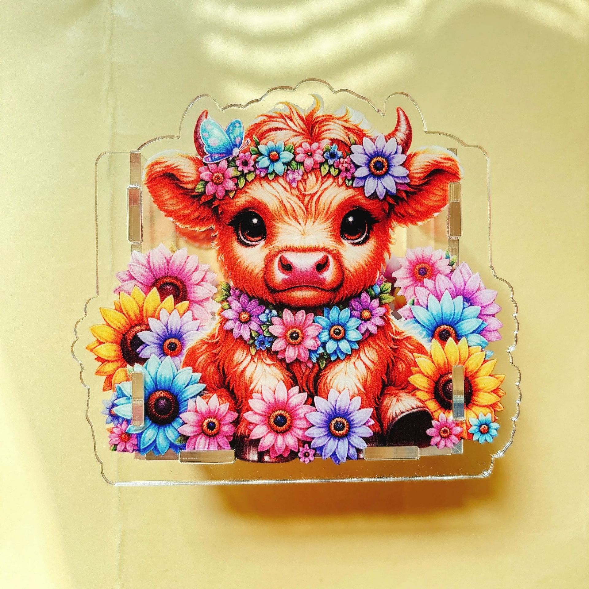 Caja de papelería acrílica TK caja de bolígrafo creativa de regalo 10cm