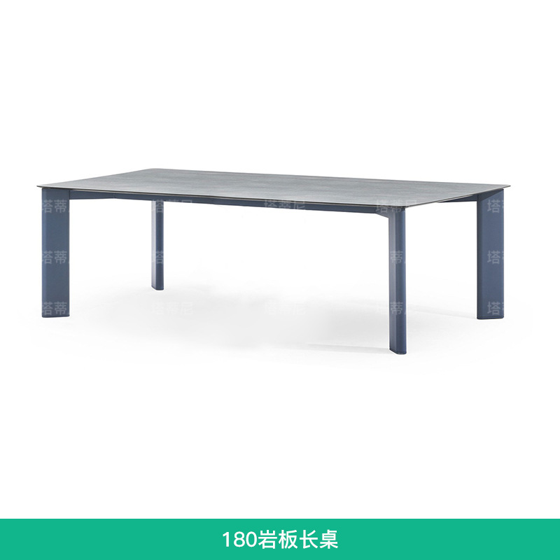 Mesas y sillas para exteriores, balcón con patio, protección solar, impermeables, muebles de ratán para ocio, terraza de jardín al aire libre, juego de mesa larga de ratán. image 12