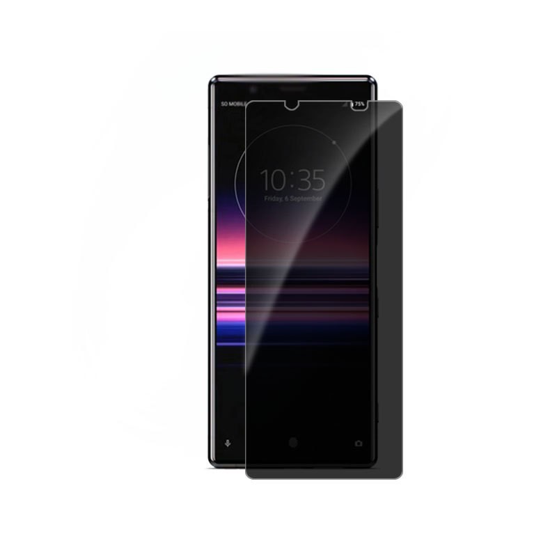 Adecuado para Sony 5-V Pantalla Completa película templada a prueba de Peep película protectora de la pantalla frontal Sony 5 generación película protectora a prueba de Peep