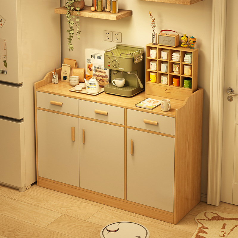 Gabinete de almacenamiento contra la pared armario armario de almacenamiento armario de té multifuncional armario de salón armario de comestibles armario librería doméstica