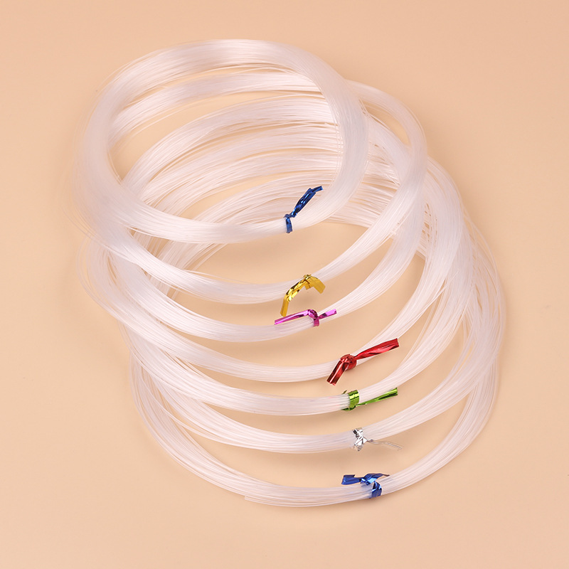 Bulk Fishing Line, Factory Direct Sales, Anti-Bite Fishing Rubber Thread, Transparent Line, Strong Bulk Fishing Line for DIY Crafts