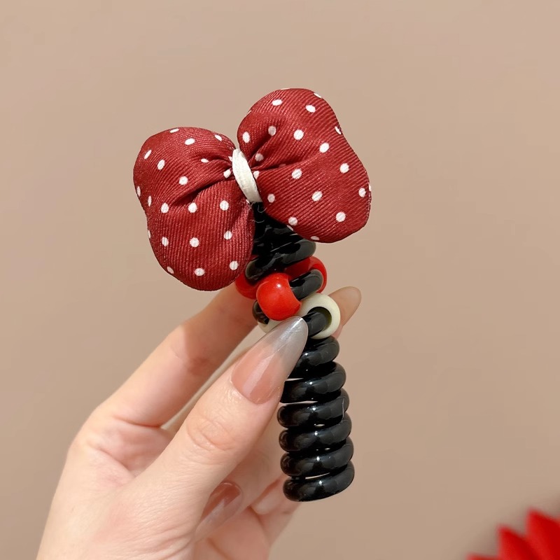 Flores para niños arco línea telefónica anillo de cabello cola de caballo burbuja trenzada cuerda de cabello artefacto para niñas atar cabello cuerda de cabello