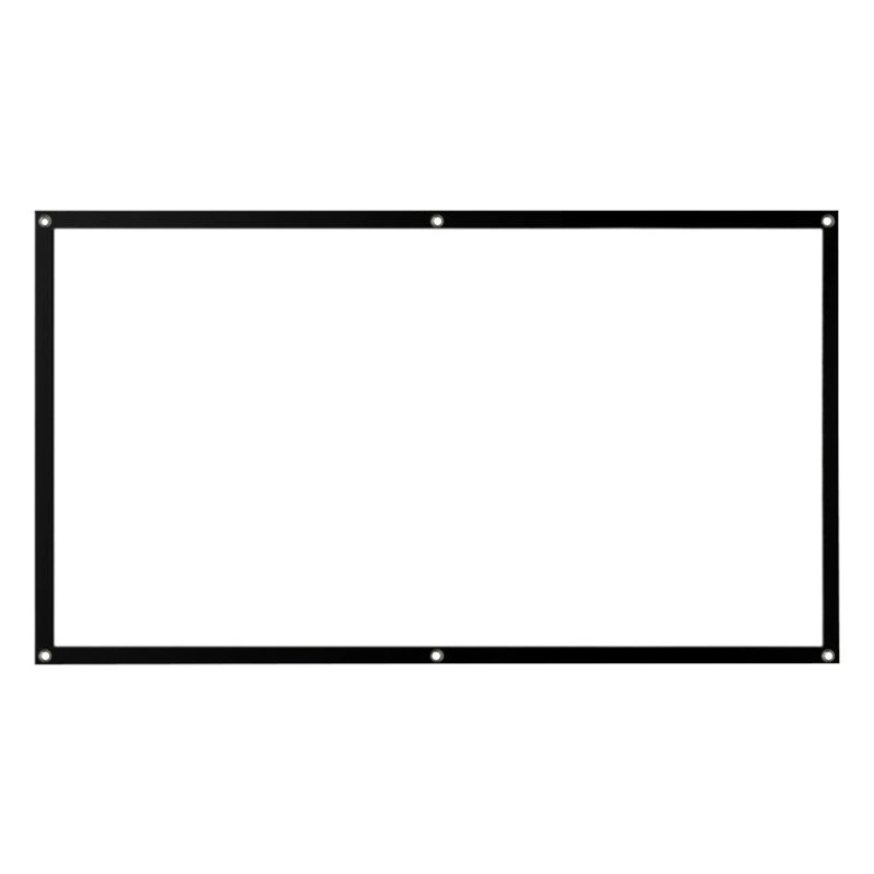 Проекционный занавес для домашнего использования на открытом воздухе складной без складок высокой плотности HD светостойкий легкий мягкий занавес кино занавес