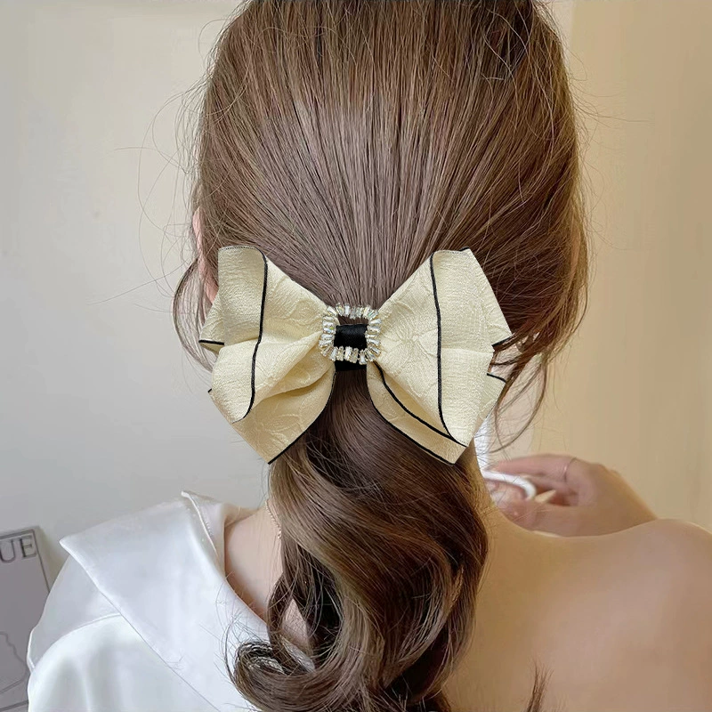 Объемный аксессуар для волос, заколка с бантом для взрослых, корейский стиль, Chanel стиль, интернет-знаменитость