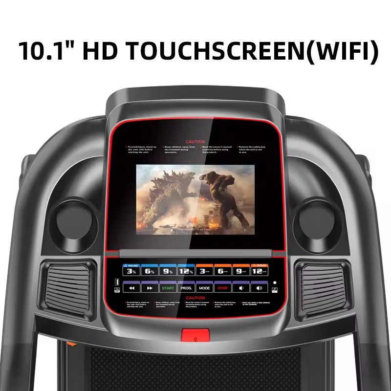 Gimnasio comercial caminadora transfronteriza ultra silenciosa doméstica masculina plegable multifuncional equipo de ejercicios de gran tamaño