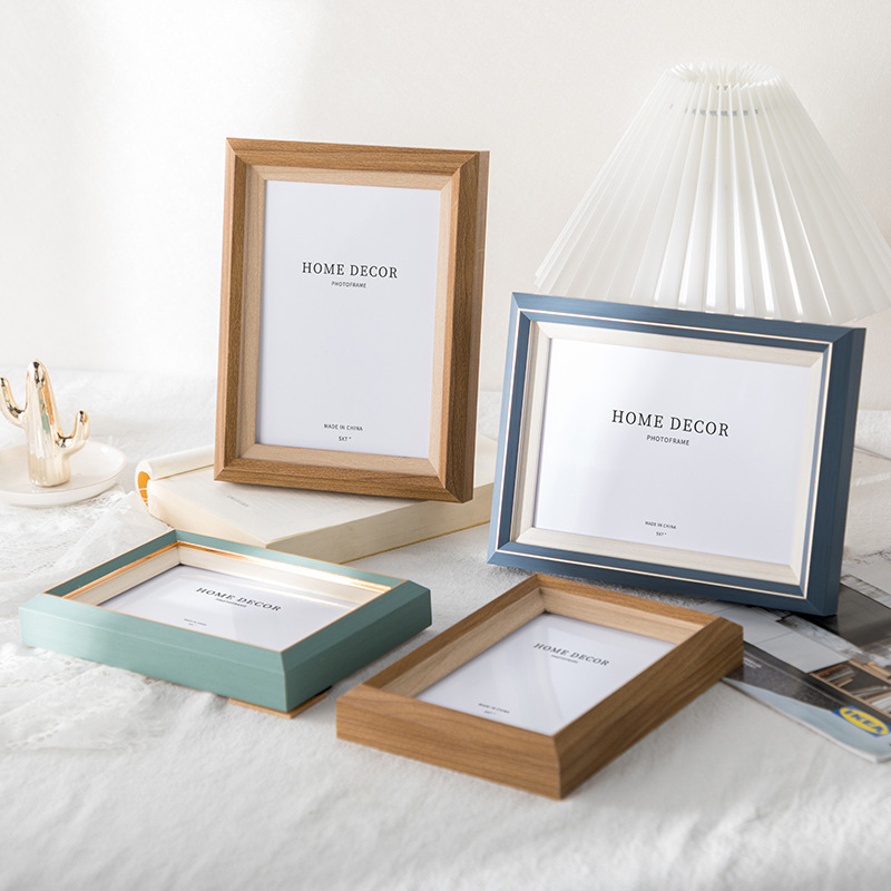 Modern Simple North American Photo Frame Artistic Temperament Picture Frame 5678 10 Inch A4 Living Room Decorative Ornaments Spot