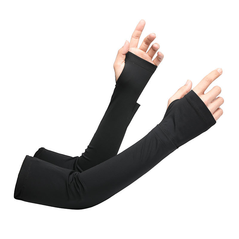 Mangas de hielo de protección solar para hombres y mujeres frías y transpirables para montar al aire libre anti-ultravioleta protector solar hielo de nylon manga fría