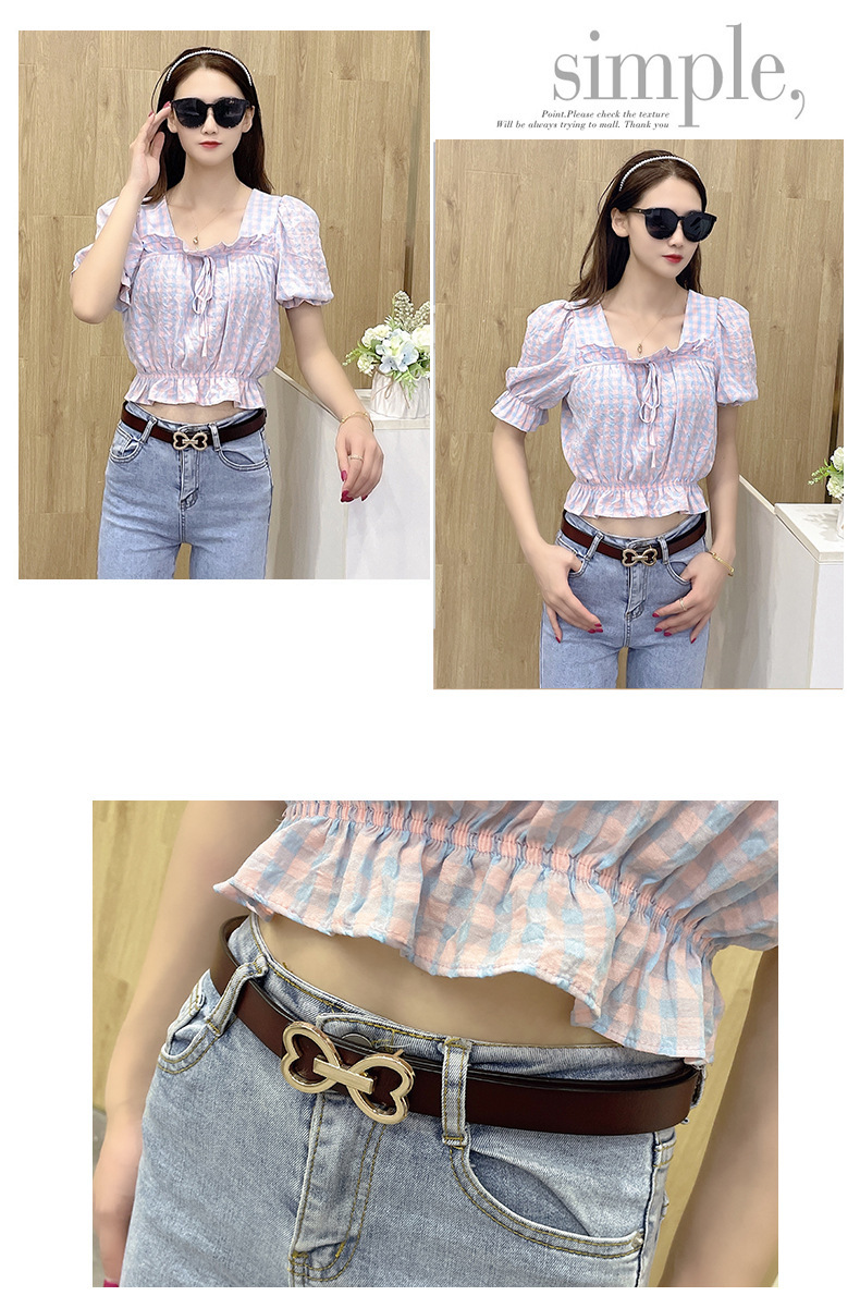 Heart-Shaped Leather Belt 10