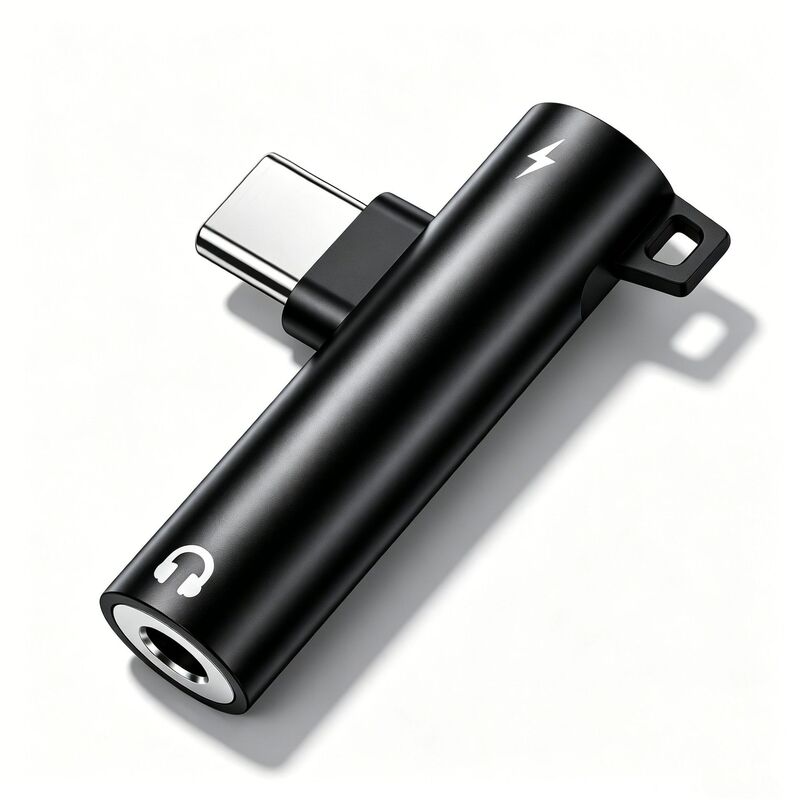 Type c 2-in -1 3.5mm Charging Listening to Songs Call Audio Adapter Live Digital DAC Mobile Phone Converter