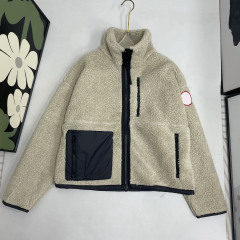 秋冬新款毛毛拉链外套休闲开衫上衣