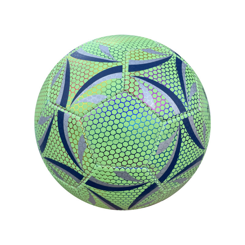 Transfronterizo N ° 5 fútbol reflexivo luminoso fluorescente fútbol luminoso Escuela Primaria estudiante competencia entrenamiento fútbol fabricante en stock