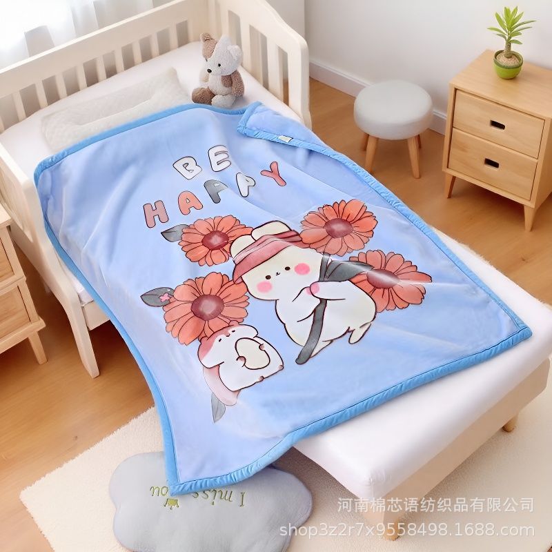 밝은 파란색 (120*150) 1.3kg 두께 강화