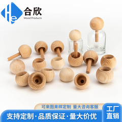 木製アロマボトル用ネジ式木蓋 エッセンシャルオイルアロマディフューザー木蓋 香水アロマボトル用揮発性木蓋