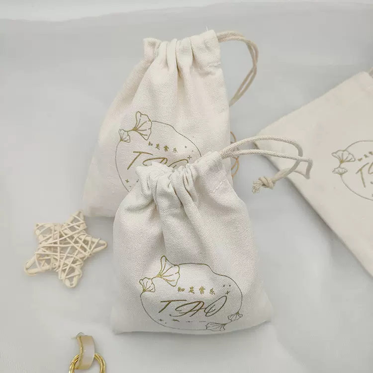 源头厂家直供 帆布袋 束口抽绳茶叶袋 礼品收纳防尘袋 可加印logo