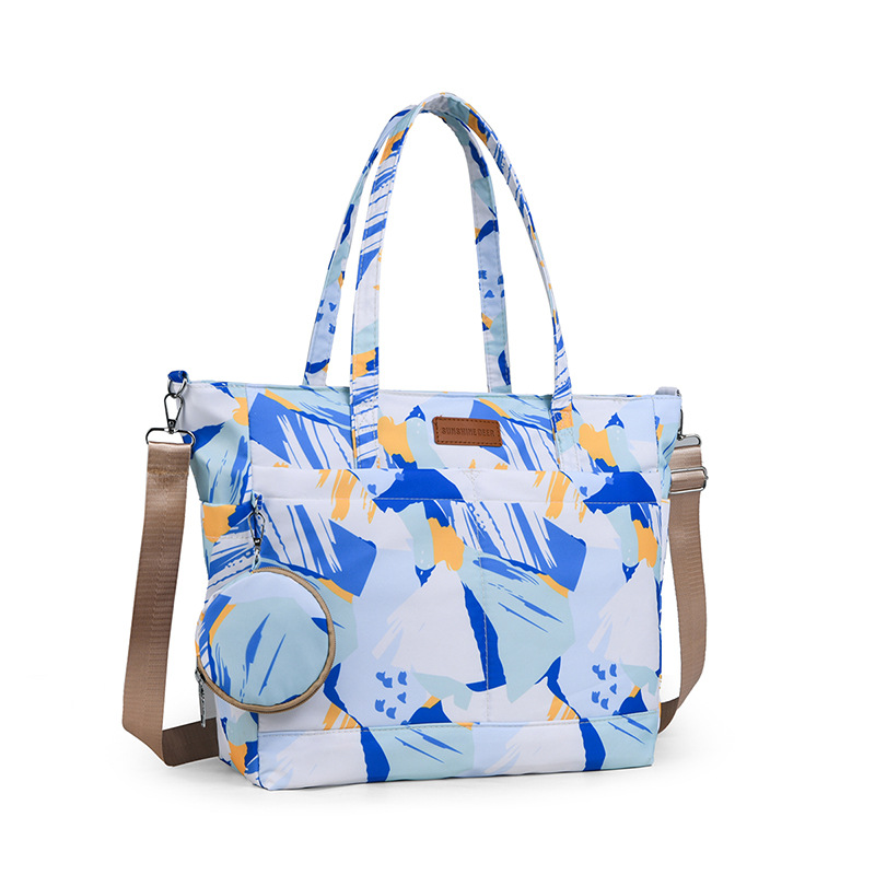 Spring 2025 New Mommy Bag, uniform size baby bottle bag, Spring 2025 single-shoulder bag, travel bag, colorful combination Item Picture