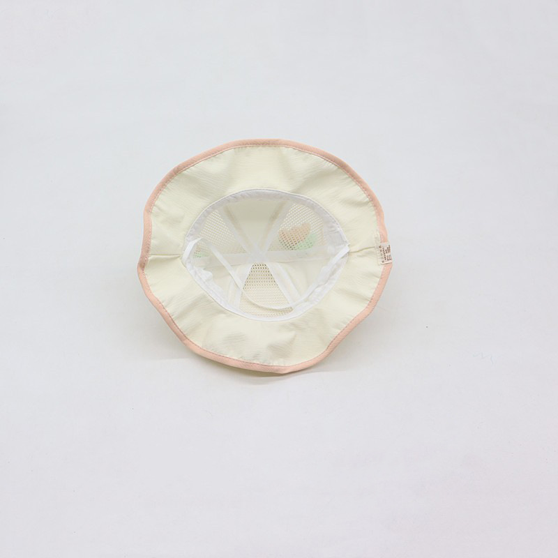 Sombrero para bebés primavera y verano respirable malla mujer bebé pescador sombrero de verano niñas ajustable sombrero de bañera de protección solar