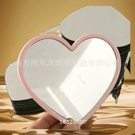 化妆镜;玻璃加工
