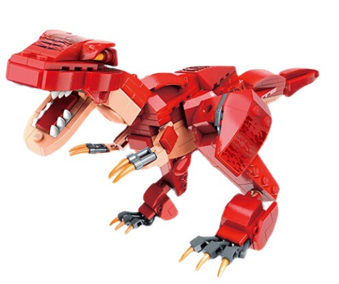 Dinosaur War Saga 3 to 42106 Enlightening Building Blocks Boy Smart Assembly Tyrannosaurus Rex Model Children's Birthday Gift
