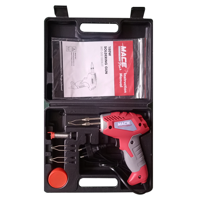 Pistola de soldadura manual transfronteriza 180W herramienta de soldadura de hierro de soldadura manual