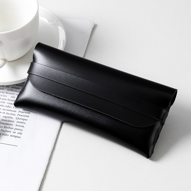 SKU-14-高档皮质眼镜盒【黑色】