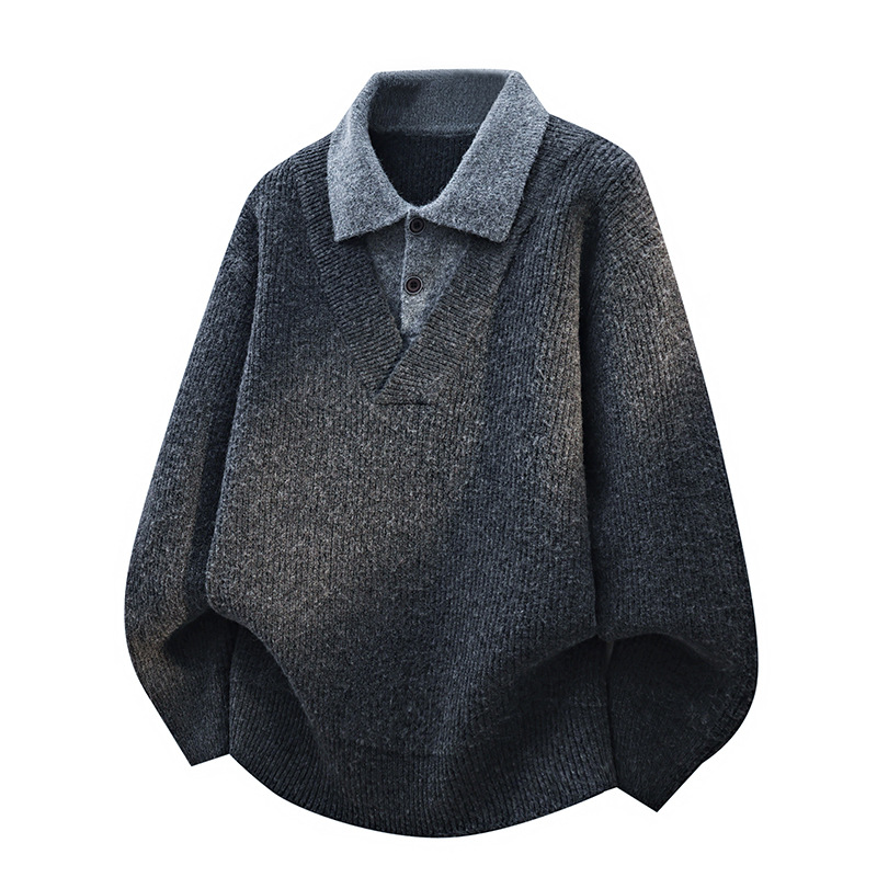 2026秋季新款青少年运动风腈纶针织衫宽松圆领长袖透气毛衣，男装针织衫/毛衣，星座614