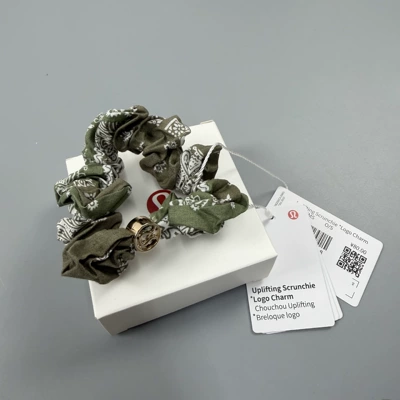 Saç üçün rezinlər — Dropshipping - si-hair-tie-dark-green-flower