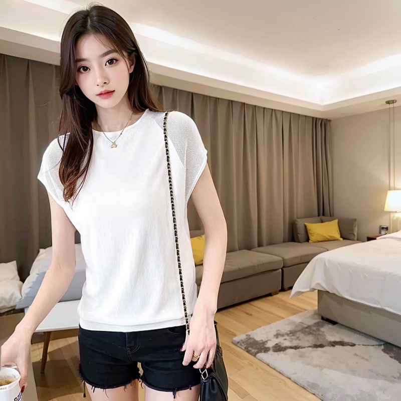 Knitted summer sweater
