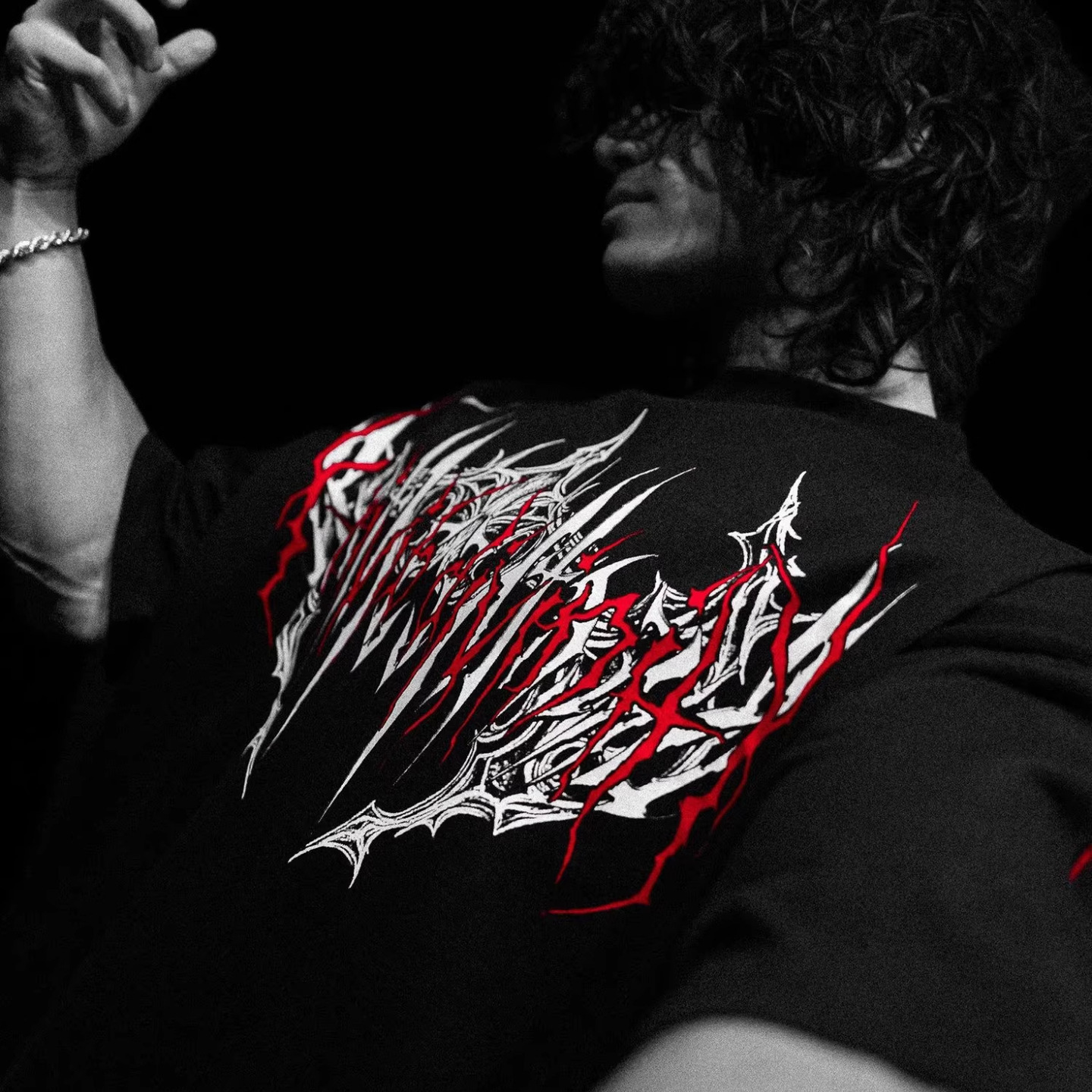Breathedivinity American-style Trendy Men's Oversized T-shirt, Sporty Casual Fashion, Cotton Printed Short Sleeves 008_viptrois.com