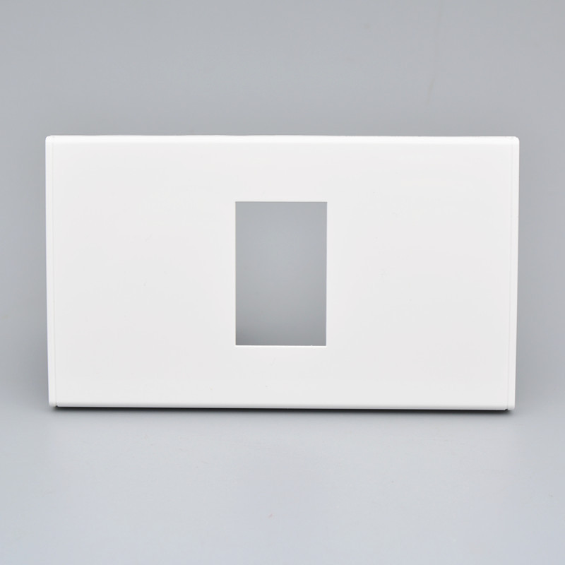 120型一位空白面板墙壁弱电多媒体信息面板任意组合本店128型模块