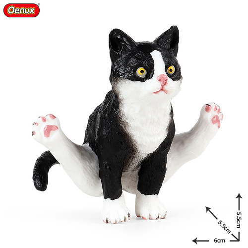 Simulated real animal static model Persian cat domestic cat pet cat children's plastic toy decorative ornaments hand-made