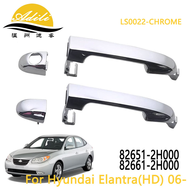 Hyundai Elantra üçün xarici qapı dəstəyi, xrom örtüklü