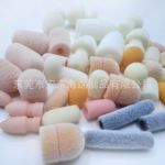 各种形状化妆植绒海绵头唇彩棉头蘑菇头遮瑕高光植绒海绵头