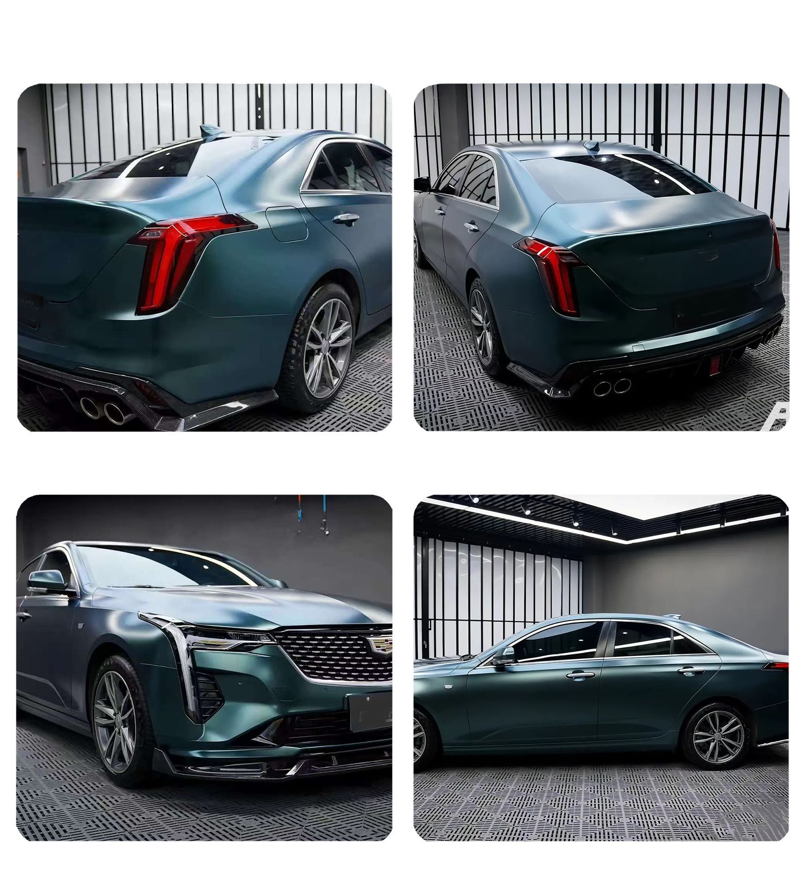 Cross-Border Pet Electro-Optical Metal Dark Green Color-Changing Film Car Paint Protective Film Full Car Color-Changing Protective Car Film