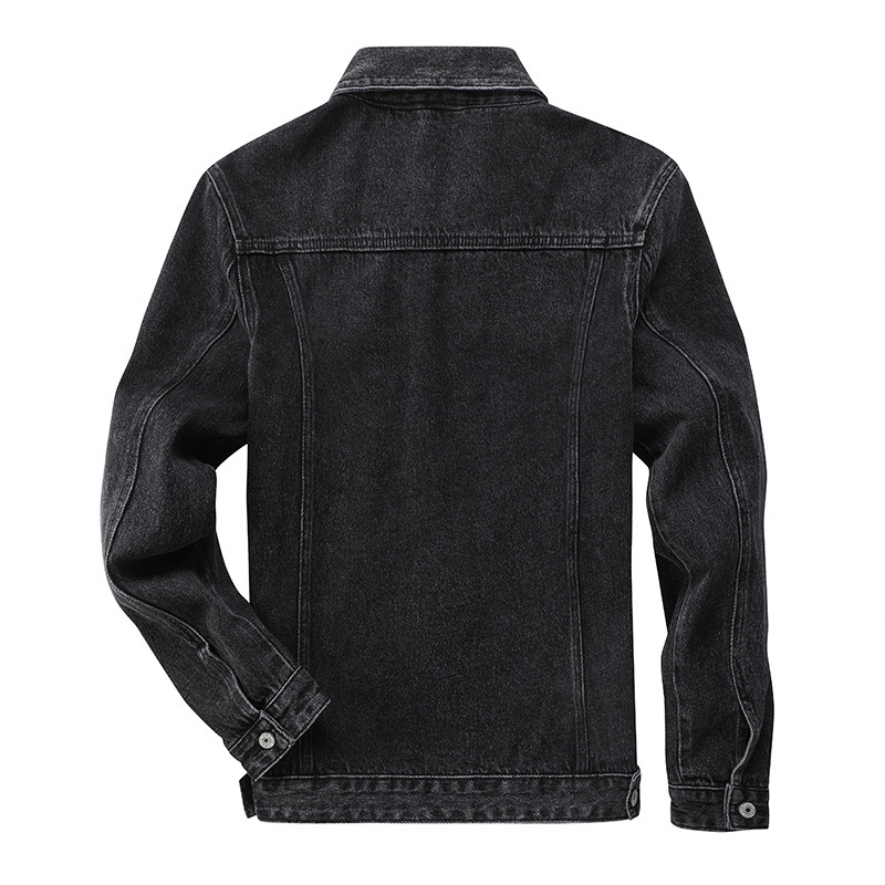 Designsinn: leichtes Luxusrevers, High-End-Mode-Jeansjacke, Herrenbekleidung im neuen Stil für Frühling und Herbst_voghion.com