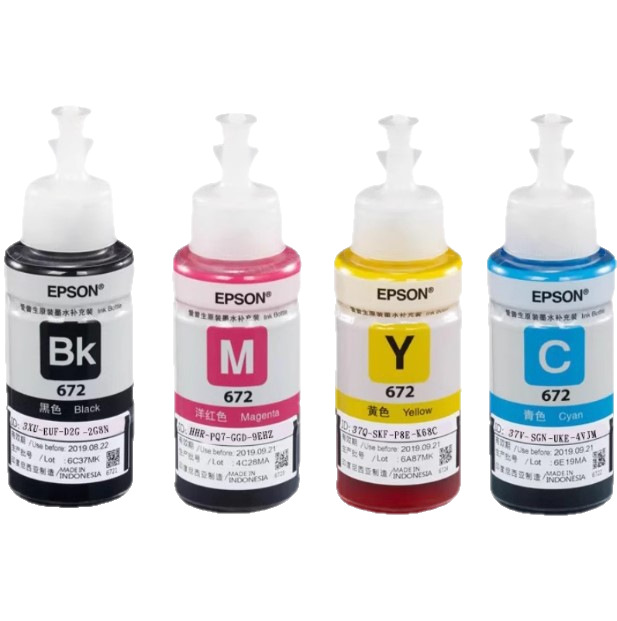 Epson 672 tinta original 664 L310L313L360L380L383L1300L565 tinta de impresora