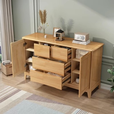 Gabinete de madera del seis-cajón del color