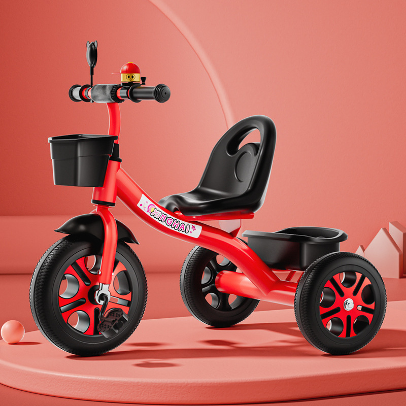 Triciclo infantil 1 - 3 - 2 - 6 años de edad, carro de bebé grande, bicicleta, carro de jardín de infantes image 8
