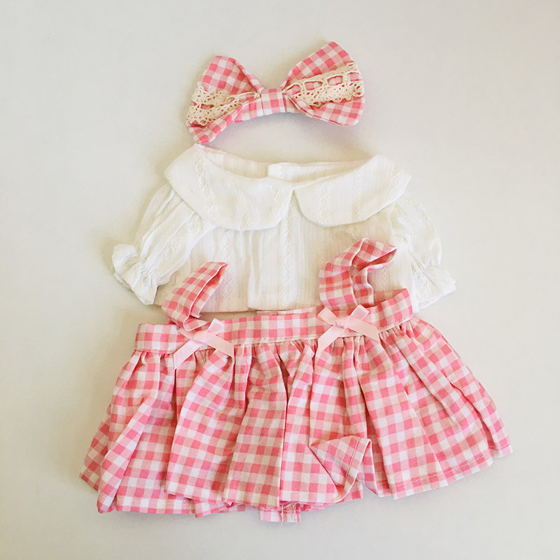 No. s Beier Lulu ropa 30cm conjunto oso muñeca ropa hecha a mano oso de peluche muñeca regalo para niñas