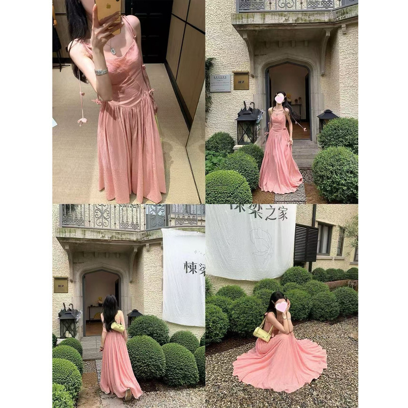 Ouyang Yu Encounters the Mermaid Sunset' Fern Beauty Goddess Dress! Heavy-Duty French-Style 4m Fabric Large Hemline Strapless Dress Ouyang Yu Encounters the Mermaid Sunset' Fern Beauty Goddess Dress! Heavy-Duty French-Style 4m Fabric Large Hemline Strapless Dress