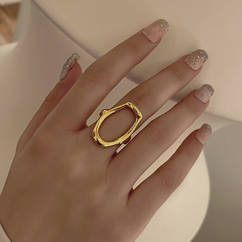 Korean style college style fashion hollow open ring wholesalepicture3