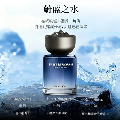 Odor Removal Car Perfume: Car Perfume Aromatherapy - wangyue-aromatherapy-blue-water