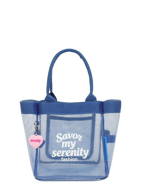 Bolsa de gran capacidad para mujeres verano 2026 nueva canasta de vacaciones de playa transparente bolsa de comida de viaje bolsa de ocio