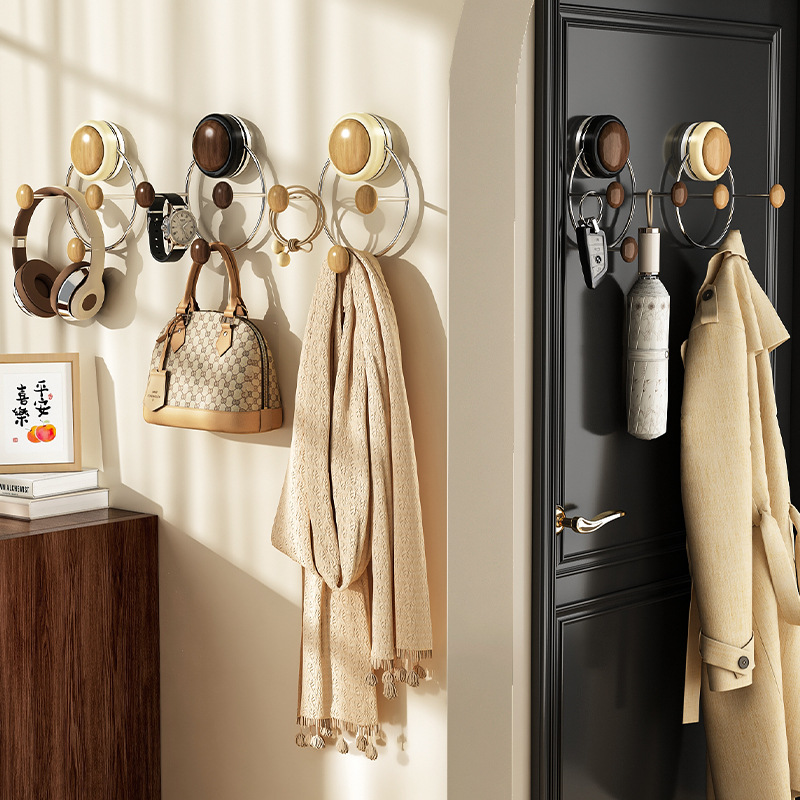 gancho de ventosa puerta trasera sin perforación agujero fuerte portante de carga tipo pared puerta de entrada porche para colocar ropa llave sombrero colgar gancho adhesivo