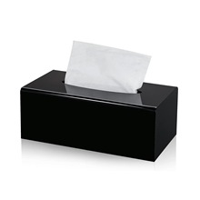 跨境亚克力抽纸盒家用客厅纸抽盒酒店餐厅办公室车载纸巾盒现货