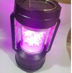 다섯개 별 다채로운 빛 휴대용 램프 충전식 모델