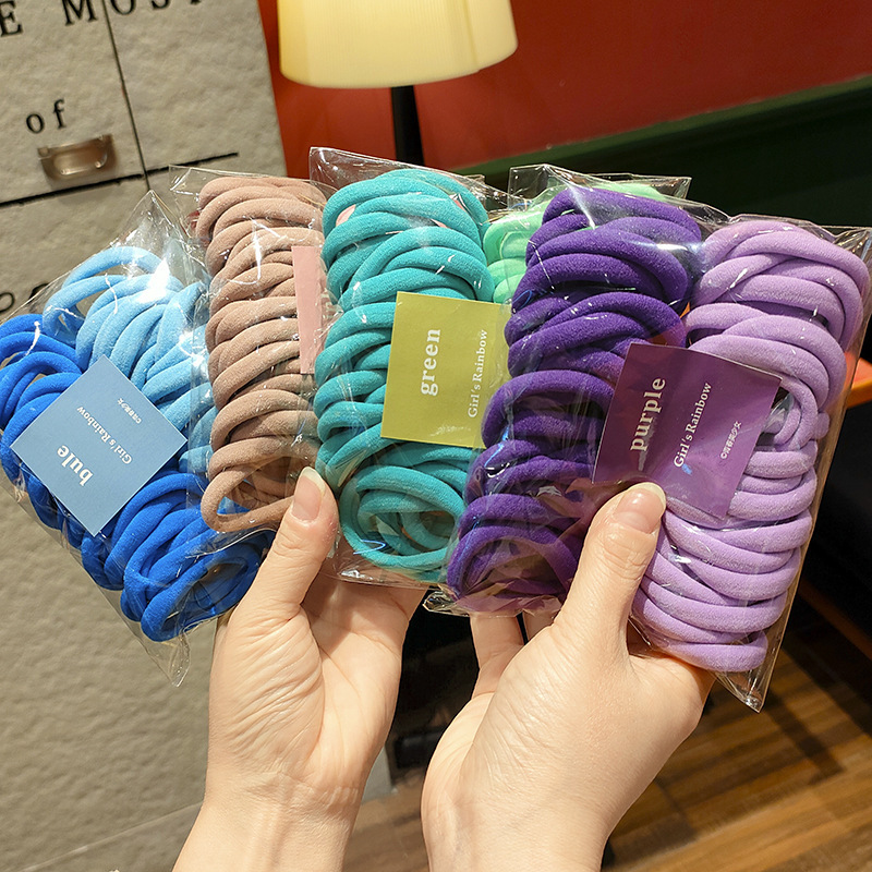 50-Pack of Hair Ties for Girls, Gradient Color Seamless Hair Ties, Colorful Hair Ties, High Elasticity Towel Rings, Candy-Colored Hair Ropes 50-Pack of Hair Ties for Girls, Gradient Color Seamless Hair Ties, Colorful Hair Ties, High Elasticity Towel Rings, Candy-Colored Hair Ropes