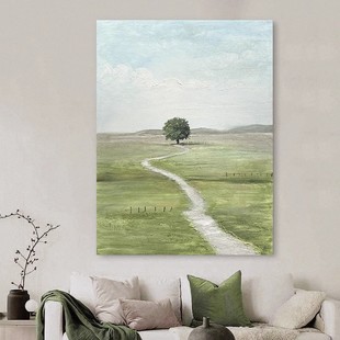 Pure Hand-painted Oil Painting Three-dimensional Texture Painting Abstract Home Entrance Corridor Decorative Painting Simple Light Luxury Style Hallway Hallway Hanging Painting