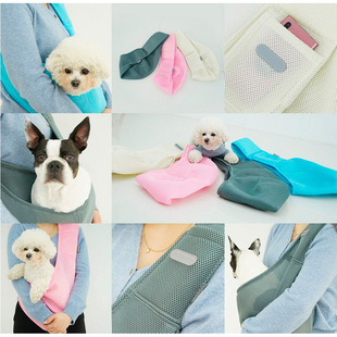 Cross-border wholesale New breathable dog travel pet bag shoulder slung large capacity portable cat bag