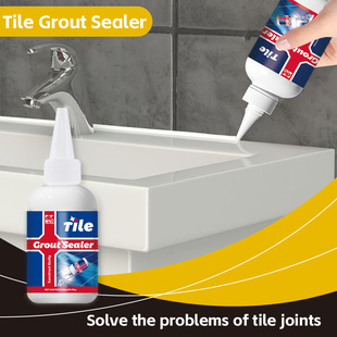 Cross-Border Wholesale Water-Based Caulking Agent Kitchen Bathroom Caulking Glue Waterproof and Mildew-Proof Wall and Floor Universal Tile Caulking Agent