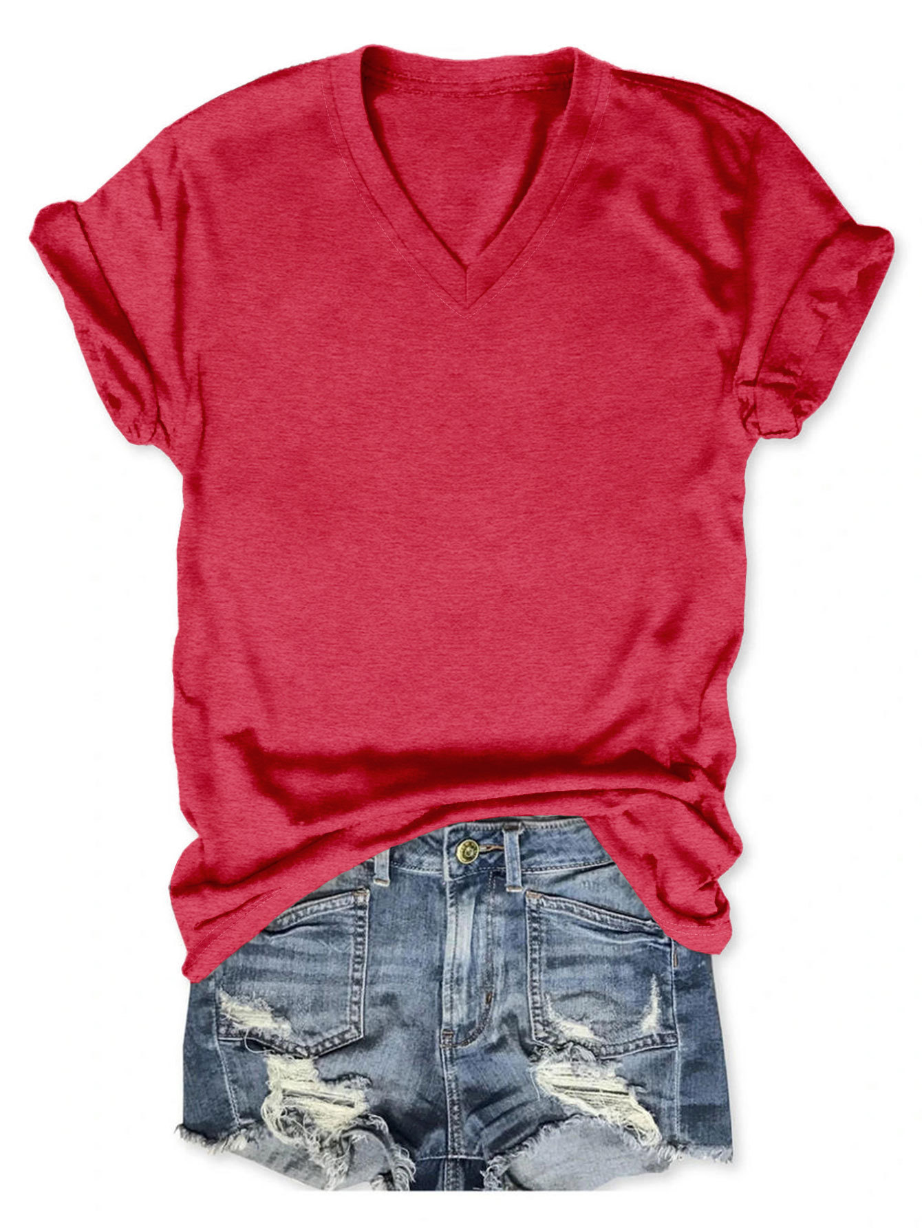 159g Weight Short Sleeve Sleeve Length Regular Sleeve Sleeve Type CVC Pull Frame, Cotton, Polyester Fabric Type Mid-Length (65cm <Length ≤ 80cm) Top Length T-shirt, Pullovers Tops Type Casual, Office, Daily Occasion Round Neck Neckline Printing Function Loose Fit Type Geometric Pattern Summer Season Women's Gender European and American Style, Streetwear Style Wholesale Women's CVC Pull Frame Cotton Polyester European And American Style Streetwear Geometric Short Sleeve T-Shirts 12